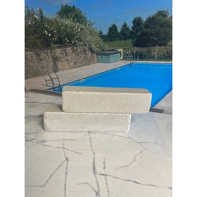 Ivory Tumbled Pavers